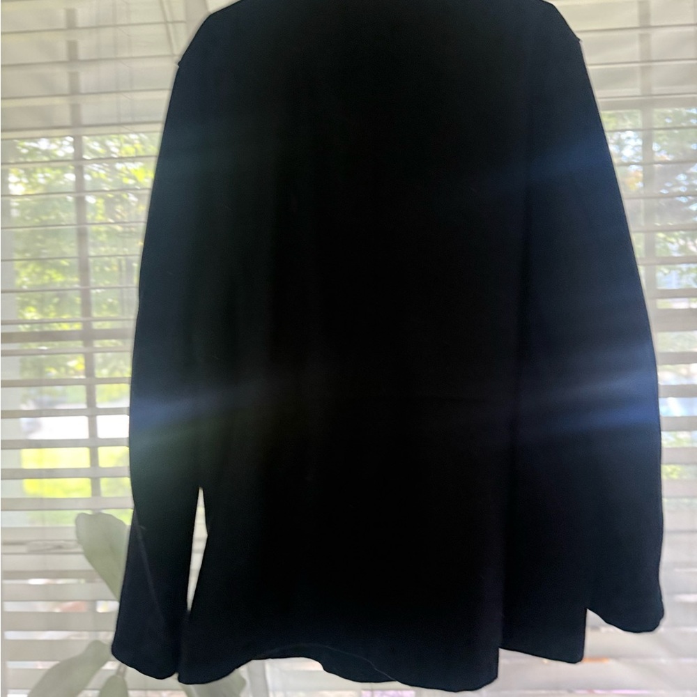 Kenneth Cole Black Trench Coat - Picture 3 of 6